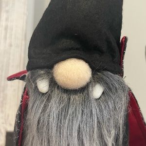 Vampire Gnome Boy with Halloween Sign